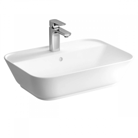 Lavoare - Lavoar / chiuveta baie patrata tip bol 60cm, cu orificiul pentru baterie si preaplin | 7426B003-0001