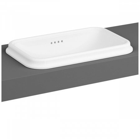 Lavoare - ‎Lavoar / chiuveta baie pe blat, fara orificiu baterie, orificiu preaplin, 58cm | 7800B003-0012