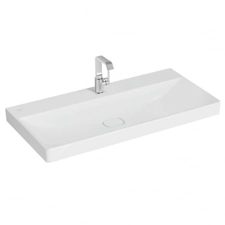 Lavoare - Lavoar / chiuveta baie standard 100cm cu orificiu pentru baterie, fara orificiul preaplin | 7529B001-0041