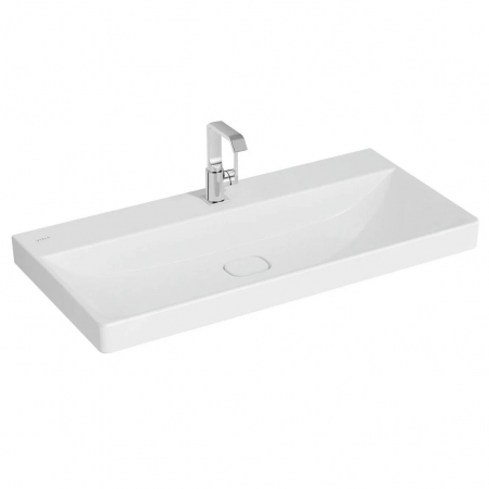 Lavoare - Lavoar / chiuveta baie standard 100cm cu orificiu pentru baterie, fara orificiul preaplin | 7529B003-0041