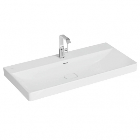 Lavoare - Lavoar / chiuveta baie standard 100cm cu orificiul pentru baterie si preaplin | 7529B001-0001