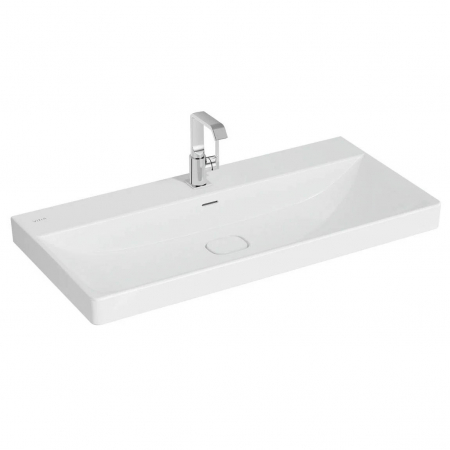 Lavoare - Lavoar / chiuveta baie standard 100cm cu orificiul pentru baterie si preaplin | 7529B003-0001