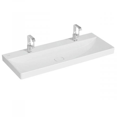 Lavoar / chiuveta baie standard 120 cm cu orificiu pentru baterie, fara orificiul preaplin | 7530B003-0041 [1]