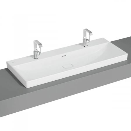 Lavoare - Lavoar / chiuveta baie standard 120 cm cu orificiul pentru baterie si preaplin, pe blat | 7530B003-0973