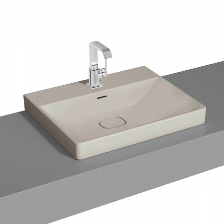 Lavoare - Lavoar / chiuveta baie standard 60cm cu orificiul pentru baterie si preaplin, pe blat | 7526B020-0973