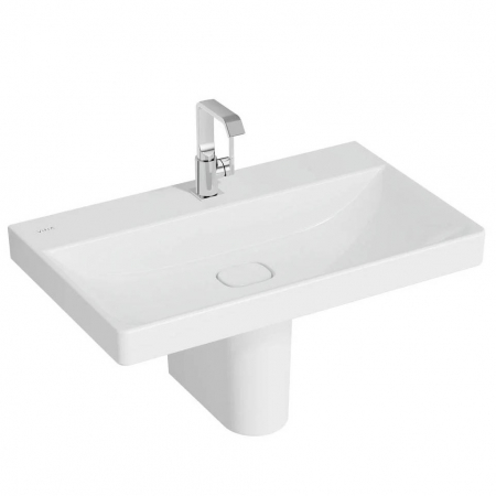 Lavoar / chiuveta baie standard 80cm cu orificiu pentru baterie, fara orificiul preaplin | 7527B003-0041 [1]