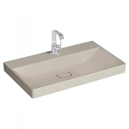Lavoare - Lavoar / chiuveta baie standard 80cm cu orificiu pentru baterie, fara orificiul preaplin | 7527B020-0041
