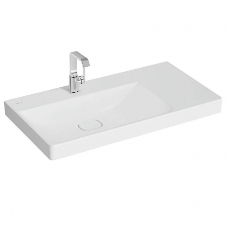 Lavoare - Lavoar / chiuveta baie standard, 90cm cu orificiu pentru baterie, fara orificiul preaplin | 7528B001-0041