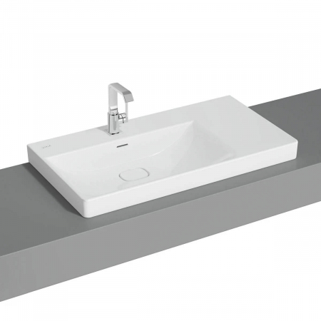 Lavoare - Lavoar / chiuveta baie standard, 90cm cu orificiul pentru baterie si preaplin, pe blat | 7528B003-0973