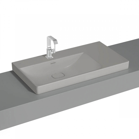Lavoare - Lavoar / chiuveta baie standard, 90cm cu orificiul pentru baterie si preaplin, pe blat | 7528B076-0973
