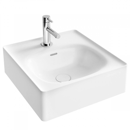 Lavoare - Lavoar / chiuveta baie tip bol 43cm, cu orificiul pentru baterie si preaplin, alb | 7240B403-0631