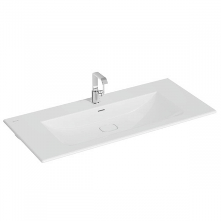 Lavoare - Lavoar / chiuveta baie tip vanity 120 cm cu 3 tap hole, cu orificiul preaplin | 7540B003-0033