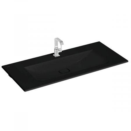 Lavoar / chiuveta baie tip vanity 120 cm cu orificiul pentru baterie si preaplin | 7540B083-0001 [0]