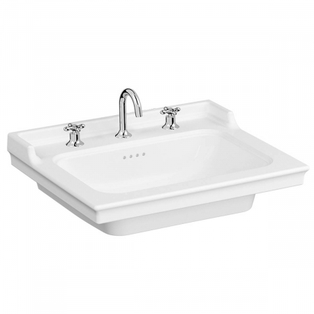 Lavoare - Lavoar / chiuveta baie tip vanity, 3 orificii pentru baterie, orificiu preaplin, 65cm | 7801B003-0033