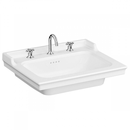 Lavoare - Lavoar / chiuveta baie tip vanity, 3 orificii pentru baterie, orificiu preaplin 80cm | 7802B003-0033