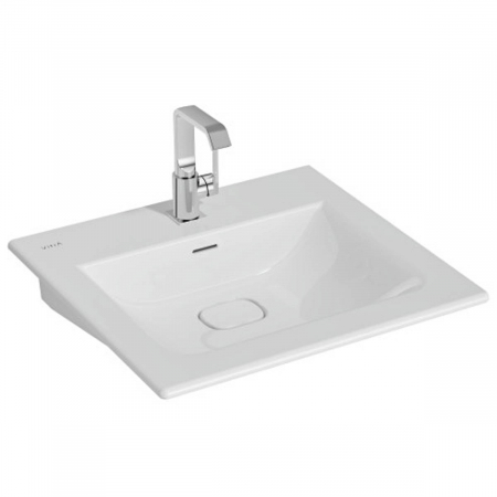 Lavoare - Lavoar / chiuveta baie tip vanity 60cm cu 3 orificii pentru baterie, cu orificiul preaplin | 7537B003-0033