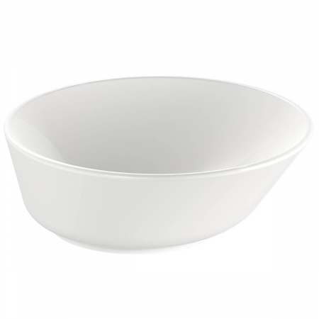 Lavoare - ‎Lavoar / chiuveta rotunda tip bol 38cm, alb cu orificiul preaplin | 7421B003-0016