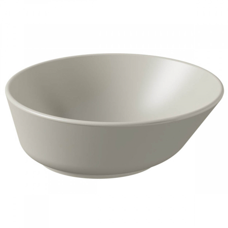 Lavoare - ‎Lavoar / chiuveta rotunda tip bol 38cm, taupe mat, cu orificiul preaplin | 7421B020-0016