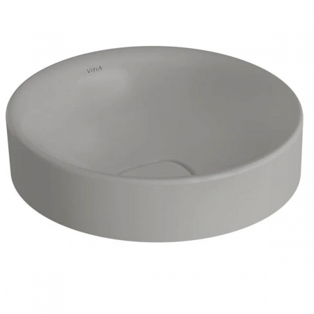 ‎Lavoar / chiuveta rotunda tip bol 40cm fara orificiu baterie, fara orificiul preaplin, pe blat | 7532B076-1398