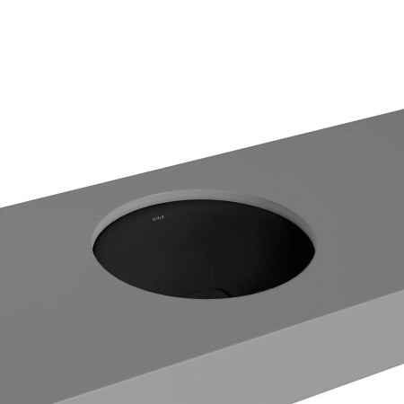 Lavoare - ‎Lavoar / chiuveta rotunda tip bol 40cm fara orificiu baterie, fara orificiul preaplin, sub blat | 7532B083-1083