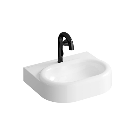 Lavoare - Lavoar cu orificiu pentru baterie, fara orificiul preaplin, 60 x 50 cm, alb, Liquid VitrA | 7316B403-0041