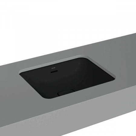 Lavoar dreptunghiular tip bol 50cm x 40cm fara orificiu baterie, cu orificiul preaplin, sub blat | 7534B083-1082