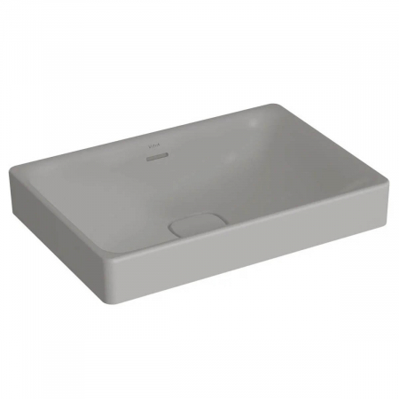 Lavoar dreptunghiular tip bol 60cm x 40cm fara orificiu baterie, cu orificiul preaplin, pe blat | 7535B076-0673