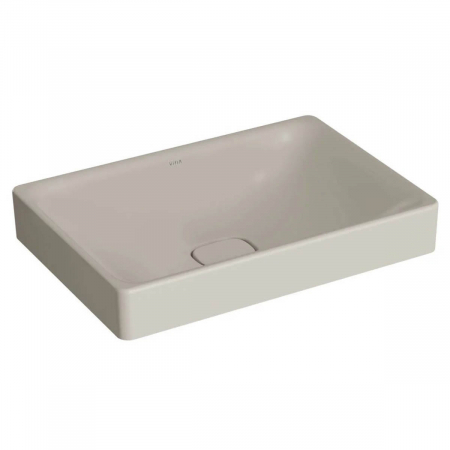 Lavoar dreptunghiular tip bol 60cm x 40cm fara orificiu baterie, fara orificiul preaplin, pe blat | 7535B020-1398