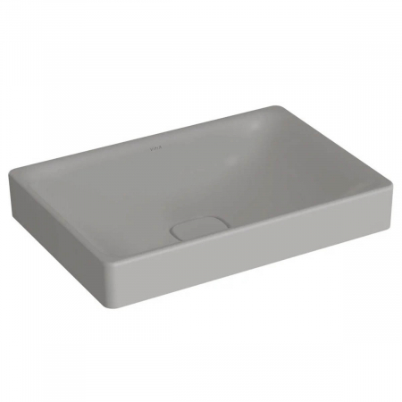 Lavoar dreptunghiular tip bol 60cm x 40cm fara orificiu baterie, fara orificiul preaplin, pe blat | 7535B076-1398