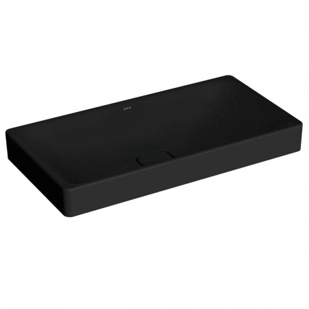 Lavoar dreptunghiular tip bol 80cm x 40cm fara orificiu baterie, fara orificiul preaplin, pe blat | 7536B083-1398