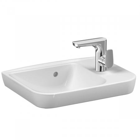 ‎Lavoar mic / chiuveta baie compacta 50x35cm, cu orificiu pentru baterie dreapta, cu orificiul preaplin | 5945B003-0029