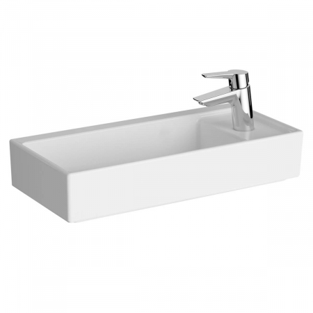 Lavoare - ‎Lavoar mic / chiuveta baie compacta 60cm x 28cm cu orificiu pentru baterie pe dreapta, fara orificiul preaplin | 7406B003-0294