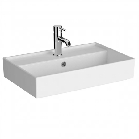 Lavoare - ‎Lavoar mic / chiuveta baie compacta 60cm x 38cm cu orificiul pentru baterie si preaplin | 7401B003-0001