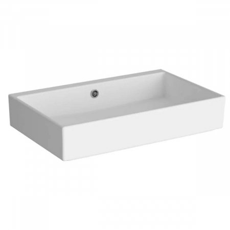 Lavoare - ‎Lavoar mic / chiuveta baie compacta 60cm x 38cm, fara orificiu baterie, cu orificiul preaplin, suitable pentru furniture | 7404B003-1859