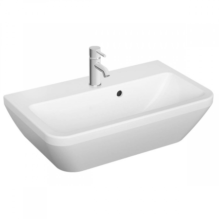 Lavoare - Lavoar mic / chiuveta baie compacta fara orificiu baterie, cu orificiul preaplin 60cm | 7088L003-0012