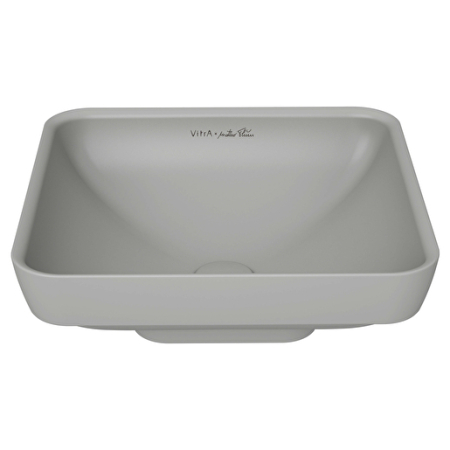 Lavoar patrata tip bol 40 cm, culoare piatra gri mat, Mat Stone Grey, Water Jewels VitrA | 4441B476-1361
