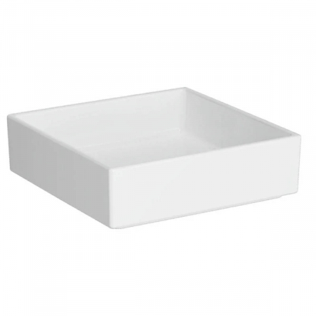 Lavoare - Lavoar tip bol patrat, 40cm x 40cm, fara orificiu baterie, fara orificiul preaplin | 7440B003-0016