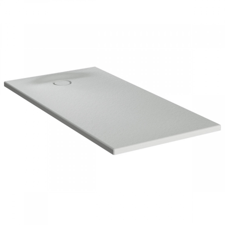 Cadita de dus slim 140x75 rectangulara texturata gri | 65170001867