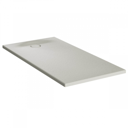 Cadita de dus slim 140x75 rectangulara texturata taupe | 65170001869