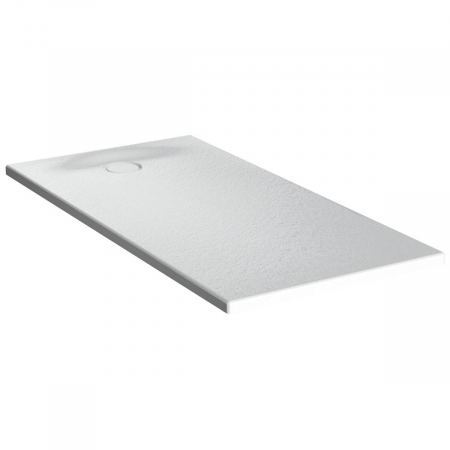 Cadita de dus slim 140x75 rectangulara texturata alb | 65170001800