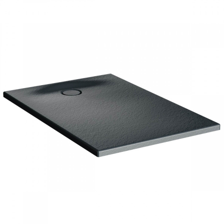 Cadita de dus slim 140x80 rectangulara texturata antracit | 65220001868