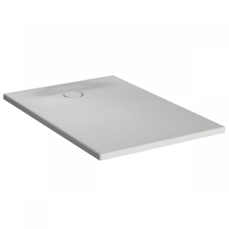 Cadita de dus slim 140x80 rectangulara texturata gri | 65220001867
