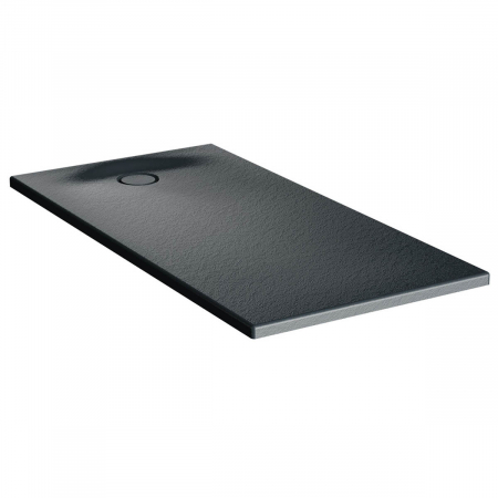 Cadita de dus slim 150x75 rectangulara texturata antracit | 65180001868