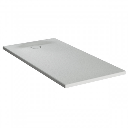 Cadita de dus slim 150x75 rectangulara texturata gri | 65180001867
