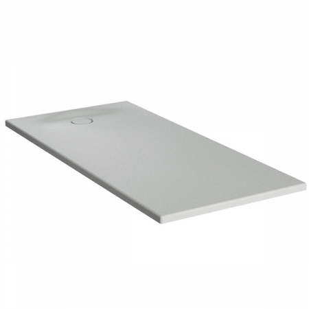 Cadita de dus slim 180x80 rectangulara texturata gri | 65260001867