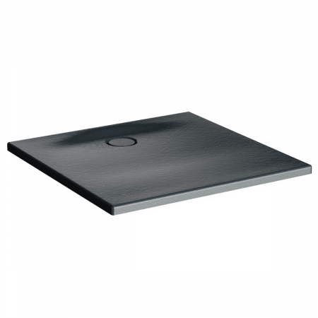 Cadita de dus slim 90x80 rectangulara texturata antracit | 65190001868