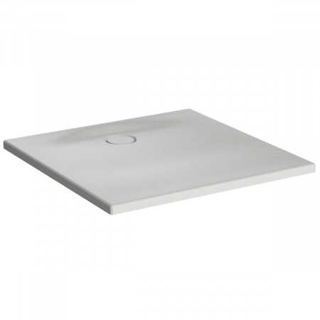 Cadita de dus slim 90x80 rectangulara texturata gri | 65190001867