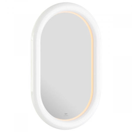 Mobilier de baie - Illuminated mirror, cu ceramica cadru, 50x80cm, wired to room lighting | 66743