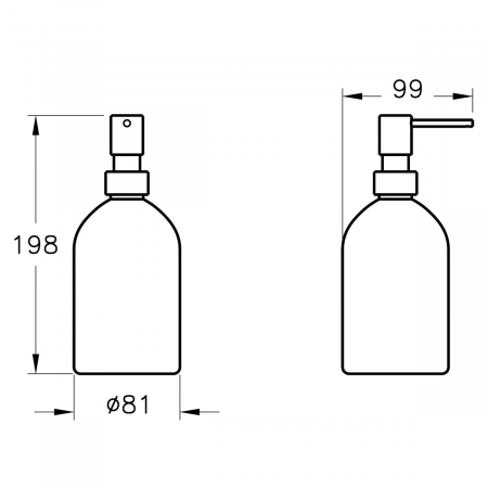 Dozator / dispenser sapun lichid, chrom | A44891 [1]