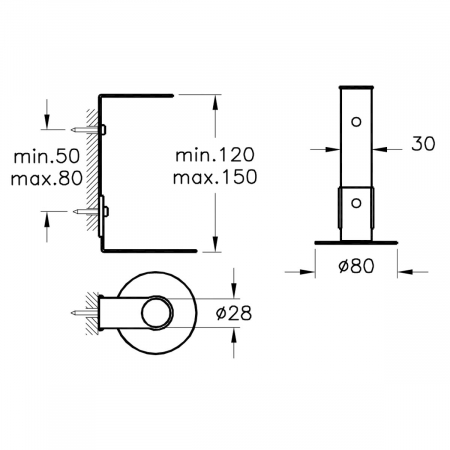 Dozator / dispenser sapun lichid holder, chrom | A44892 [1]